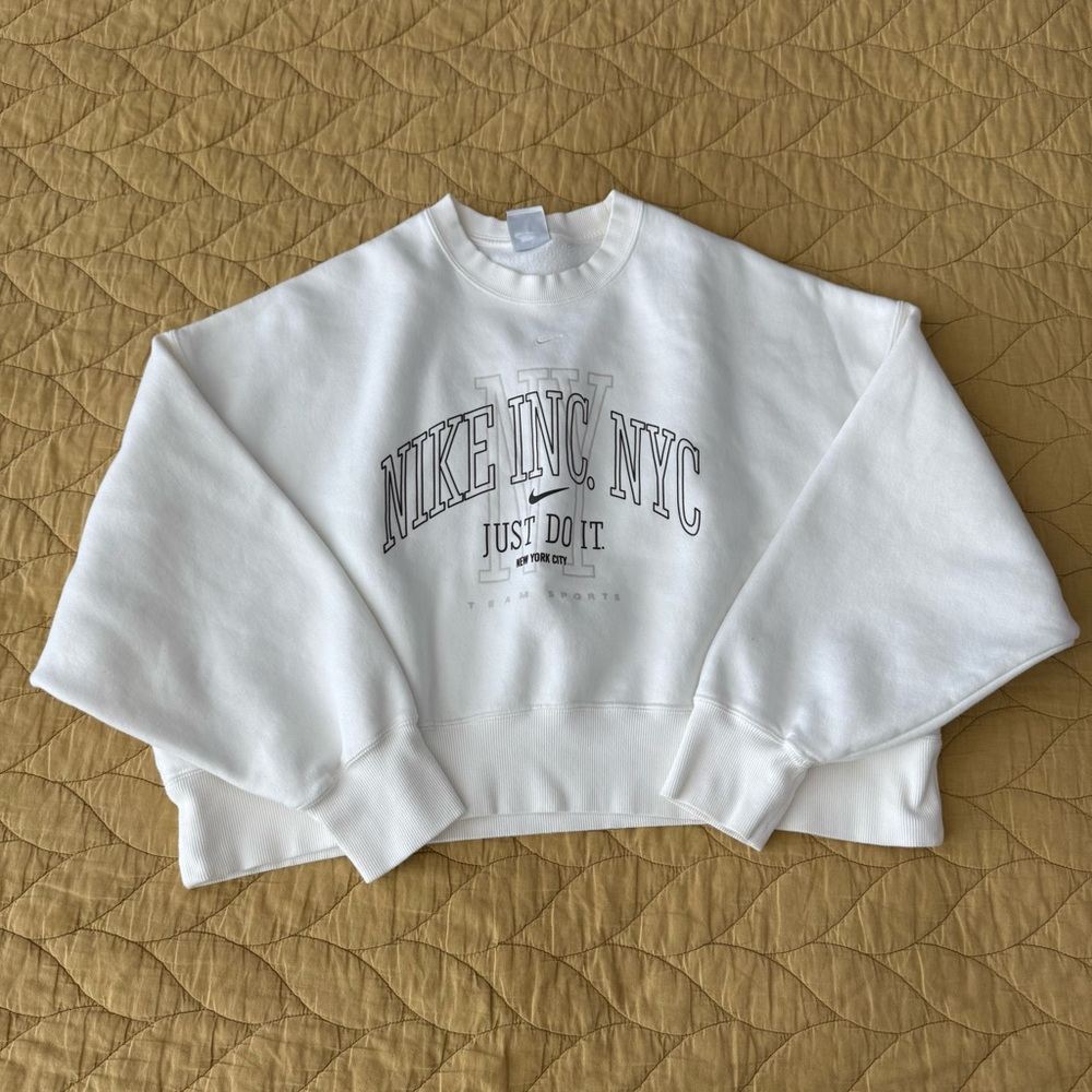 Nike White NYC Graphic Sweatshirt